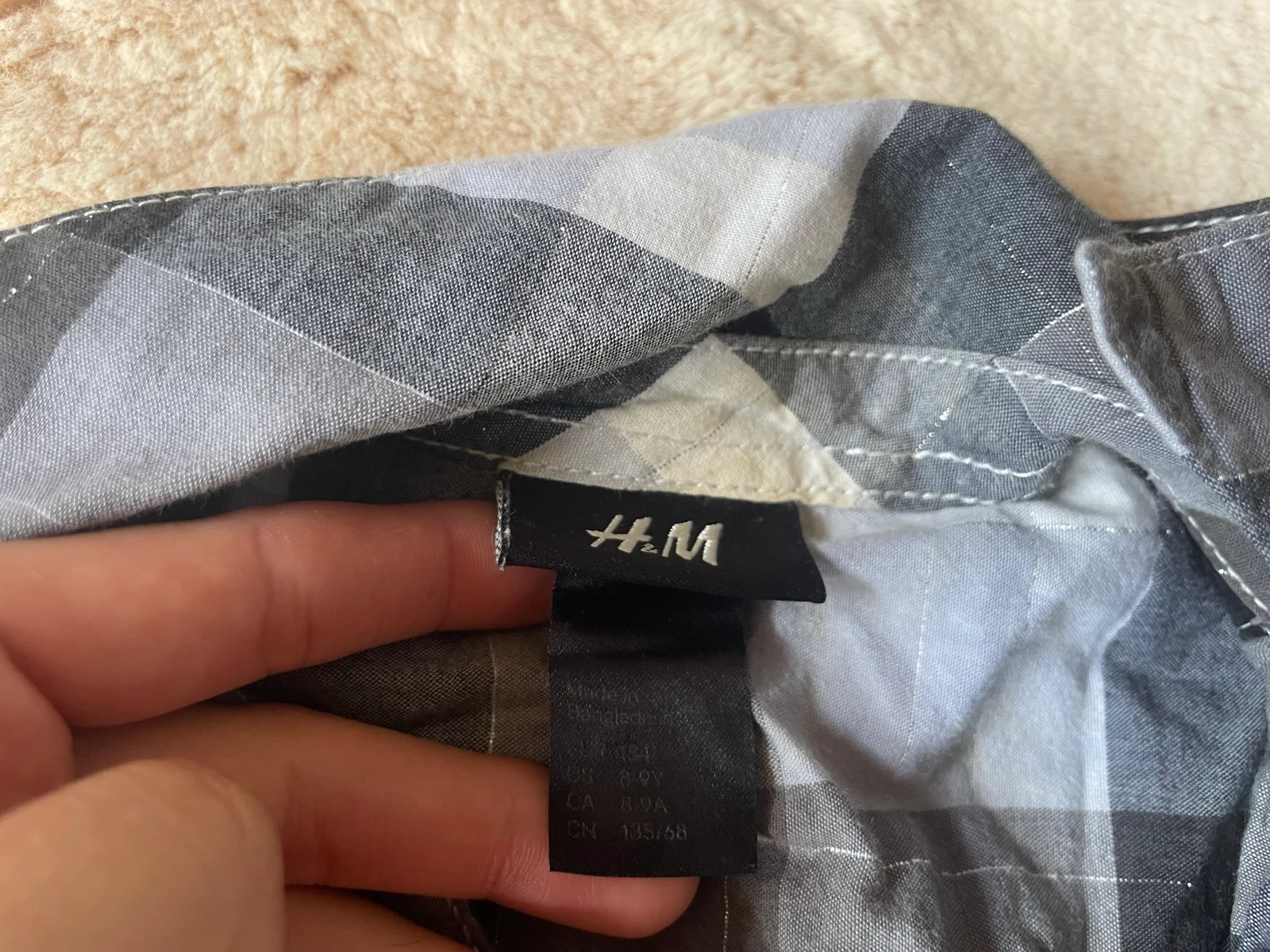 Vestido de cuadros H&M niña – Talla 8-9 años (135 cm) – photo 4